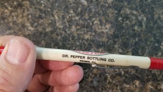 old Dr Pepper Mechanical Pencil,  Peoria,  illinois Bottling Co,  Drink a Bite To Eat 3