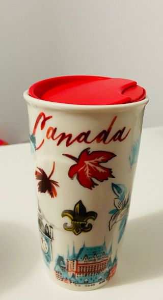 Starbucks 2016 Canada Ceramic Tumbler Mug Cup 10 Oz.