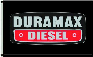 Duramax Diesel 3x5 Ft Flag Gm Chevrolet V8 Gmc Banner
