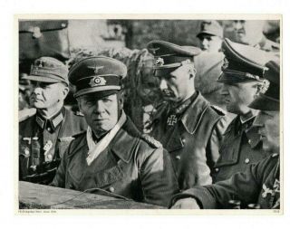 Wwii Photo Erwin Rommel Rare Germany Ww2 Authentic Desert Fox