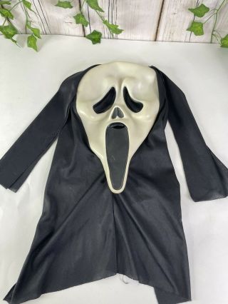 Vtg Scream Movie Ghostface Halloween Mask Easter Unlimited Fun World Read