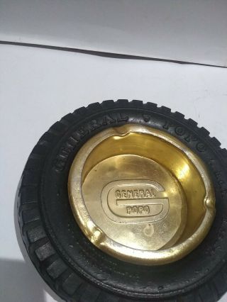 GENERAL/POPO - VERY RARE OLD MEXICAN ASHTRAY PROMOTIONAL TIRE GOOYEAR 6 