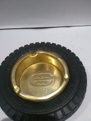 GENERAL/POPO - VERY RARE OLD MEXICAN ASHTRAY PROMOTIONAL TIRE GOOYEAR 6 