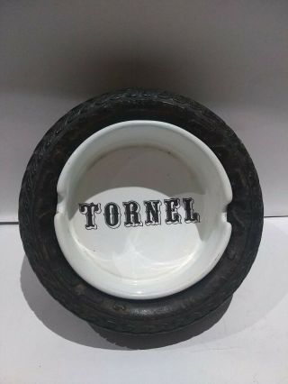 Tornel - Radial - Very Rare Old Mexican Ashtray Promotional Tire Gooyear 6 "