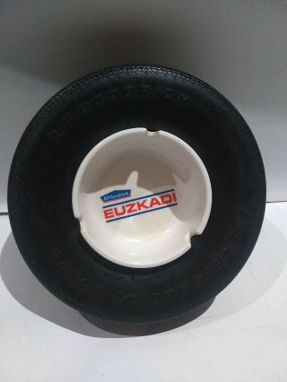 Goodrich/euzkadi - Very Rare Old Mexican Ashtray Promotional Tire Gooyear 6 "