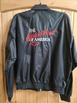Authentic Chevrolet Chevy The Heartbeat Of America Satin Dealers Owners Jacket M