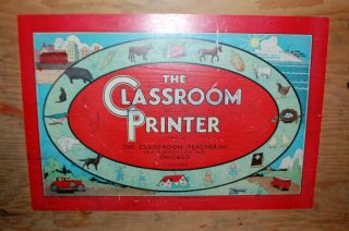 4 Vintage Sign Marker/Stamp kits: The Classroom Printer,  Superior 917,  919,  929 3
