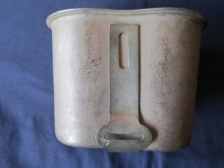 Ww2 1944 Us Military Army Marines Canteen Cup - By K.  M.  Co.
