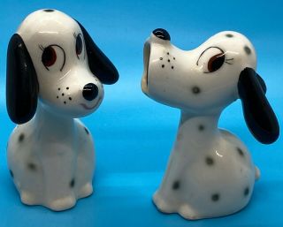 Vintage Ceramic Holt Howard Dalmatian Dog Pencil Sharpener & Pen Holder Japan