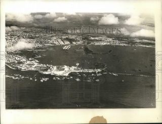 1942 Press Photo Aerial View Of The City Alexandria In Egypt - Sbx08959