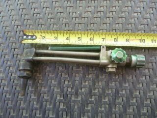 Vintage Marquette Star Jet Welding Cutting Torch 21 - 110 With Head/tip
