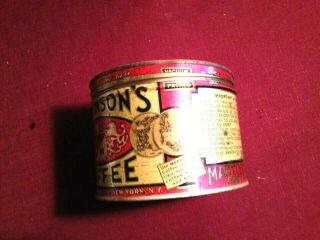 Antique/Vintage MARTINSON’S COFFEE Tin With Lid 2