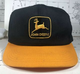 Vintage John Deere Snapback Patch Hat Cap K - Products