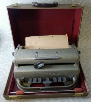 Vintage Perkins Brailler By David Abraham Howe Memorial Press Perkins School Usa