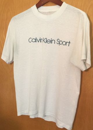 Vintage 80s Calvin Klein Sport Tee Shirt