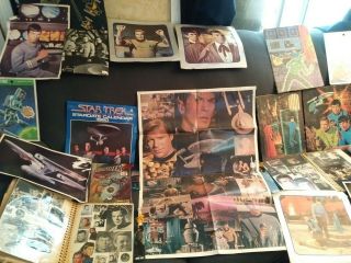 Vintage Star Trek Posters Puzzles Comic Books Newspaper Clip Outs And More