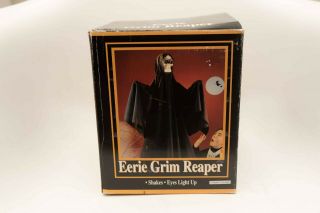 Gemmy Halloween Factory Animated Eerie Grim Reaper W/box—