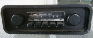 Vintage Oem Vw/volkswagen Sapphire Xviii Am Radio