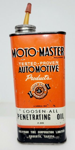 Vintage Moto - Master Loosen All Penetrating Oil 1/2 Imperial Pint Can