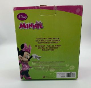 Disney Minnie Mouse 4ft Air Blown Inflatable 1 Use Birthday Party Holiday Yard 3