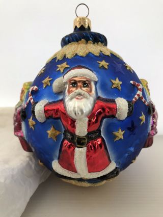 Christopher Radko Circle Of Cheer Christmas Tree Ornament 2