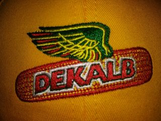 DEKALB Seed 100 Cotton Cap.  Yellow With Green Bill.  Adjustable.  By K - Products 2