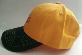 DEKALB Seed 100 Cotton Cap.  Yellow With Green Bill.  Adjustable.  By K - Products 3