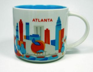 Starbucks You Are Here Atlanta Georgia Ceramic Coffee Mug