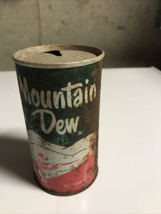 VINTAGE 1960 ' s Mountain Dew Can Willy Hillbilly 12oz. 3