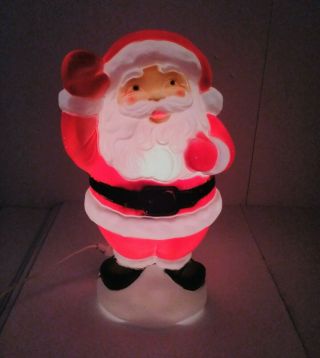 Vintage Empire Blow Mold Santa Christmas Light Up 18 "