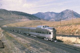 Railroad Slide - Denver & Rio Grande Western California Zephyr Train Vintage
