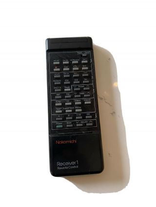 Nakamichi Stereo Receiver 1 Remote Control Vintage Rare