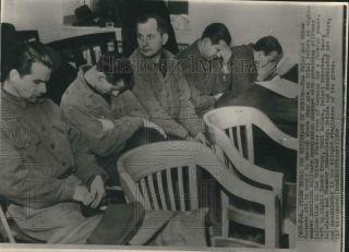 1949 Press Photo Polish,  Germans On Trial For Espionage,  Munich,  Germany
