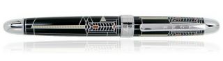$95 Acme Studios Robie House Roller Ball Pen By Frank Lloyd Wright Pw10r