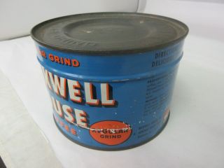 VINTAGE MAXWEL HOUSE BRAND COFFEE TIN ADVERTISING COLLECTIBLE M - 30 3