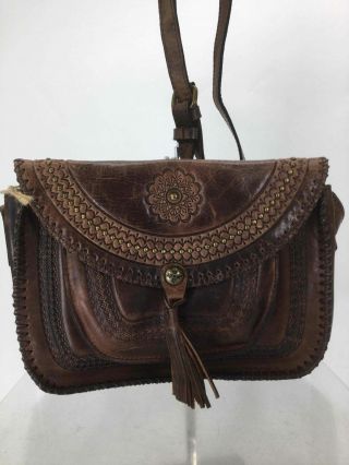 Patricia Nash Distressed Vintage Leather Handbag