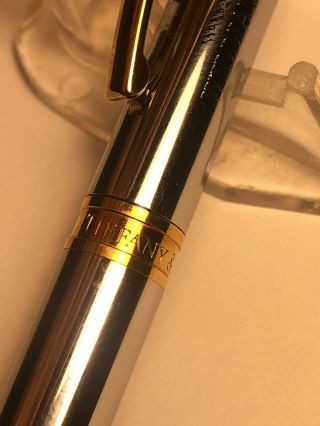 Authentic Tiffany & Co.  Twist Two Tone Ballpoint Pen