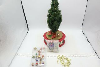 Vintage Avon Christmas Is Coming Advent Tree Rotating Musical 1996