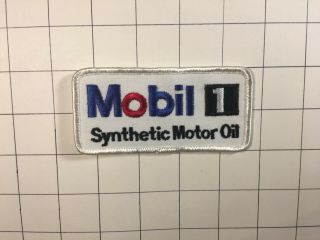 Mobil 1 Synthetic Motor Oil - Sew On Patch