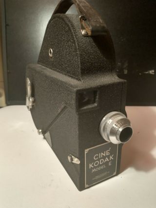 Vintage 1937 Cine Kodak Model E Camcorder 16mm Film Movie Video Camera