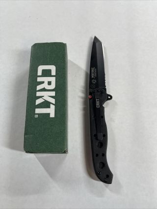 Crkt M16/10kz Every Day Folding Knife With Tanto Blade Black