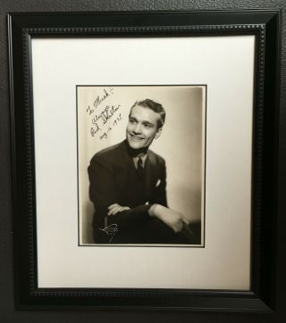 Red Skelton Actor Comedian Signed 8x10 Photo 1937 Vintage Framed