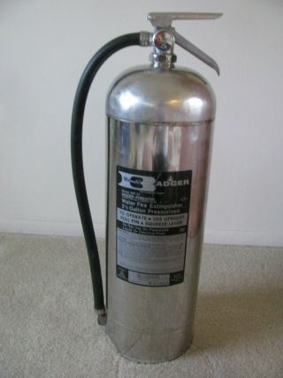 Badger Vintage Water Fire Extinguisher