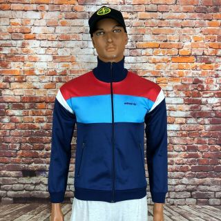 Vintage Rare Adidas Originals 80s Track Retro Jacket Made In West Germany Size M