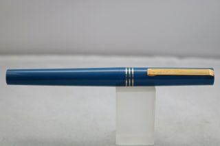 Vintage (c1980) Osmiroid Easy Change Italic Medium Fountain Pen,  Blue 3