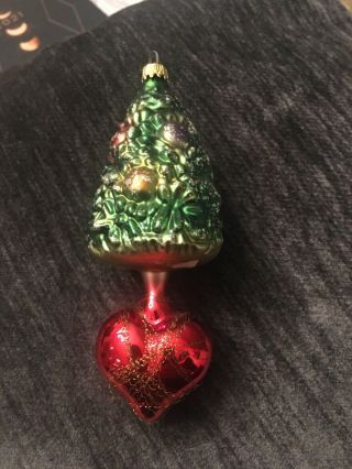 Christopher Radko The Heart Of Christmas Tree Christmas Ornament 1995