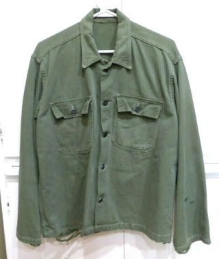Wwii Us Army 13 Star Button Shirt Jacket Fatigue