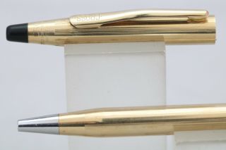 Vintage (c1980) Cross Century No.  4501 1/20 10k Rolled Gold Ballpoint Pen