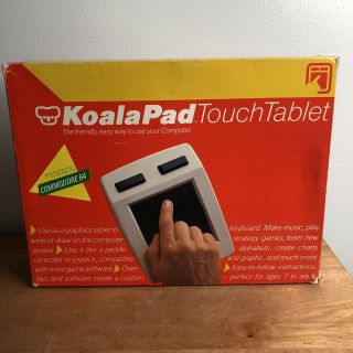 Vintage Koalapad For Commodore 64 Controller Box Rare C64 Touch Tablet