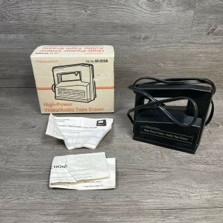 Vintage Radio Shack Realistic 44 - 233a High Power Video Audio Tape Eraser W/ Box